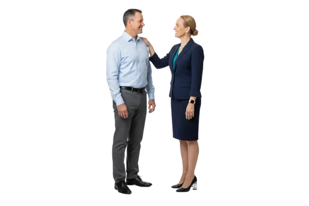 Hand On Shoulder • Power Of Touch